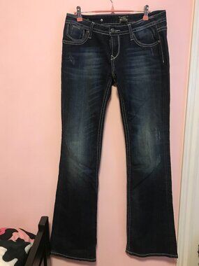 BeRock for Express Low Rise Denim Flare Jeans